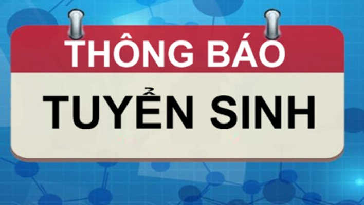 Thông báo tuyển sinh Trung cấp năm 2026